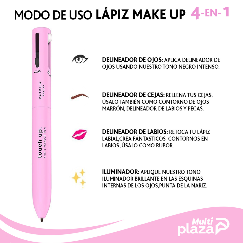 Lápiz Make Up 4 en 1