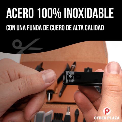 Image of Cleaning case™ - Set Premium de Limpieza Personal en Acero Inoxidable