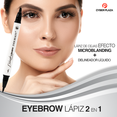 Image of Eyebrow Pencil 2 en 1 ™ - Lapiz Efecto Microblading + Delineador Punta Plumón