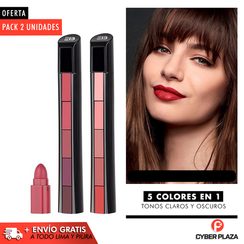 Image of Labial Lipstick 5 en 1 - Pack de 2