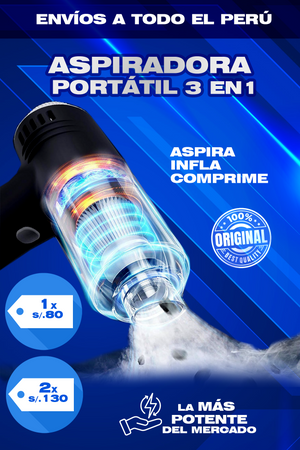 Air Pro™ - Aspiradora Portátil 3 en 1 (Version Original)